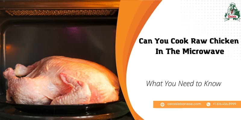 can you cook raw chicken in the microwave